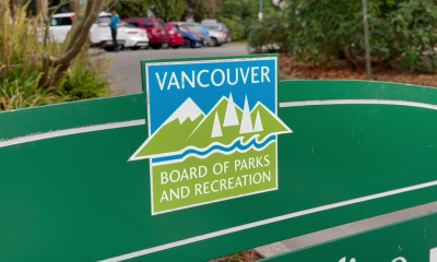 A Vancouver Park Board sign.