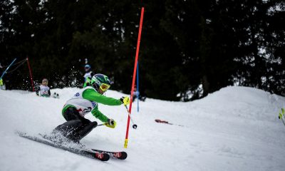 person skiing on snow field