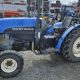 Among the stolen equipment was a blue New Holland tractor - older style.