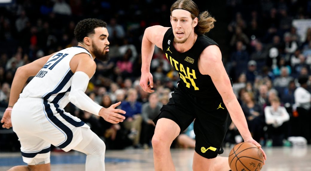 Utah Jazz forward Kelly Olynyk