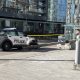 A Toronto police cruiser was involved in a single vehicle crash near the waterfront