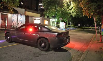 Police in Vancouver were called to an area in the city's West End in May 2023 for reports of a stabbing. (CityNews image)