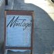 A sign for Mintage Mall on the sidewalk outside the building the business is located in along East Broadway near Kingsway in Vancouver's Mount Pleasant neighbourhood.