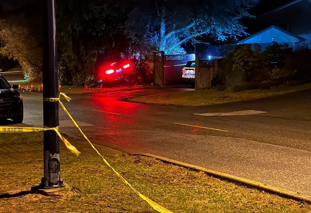 A major investigation is underway in the middle of a neighborhood in White Rock. (CityNews Image / Mike Lloyd)