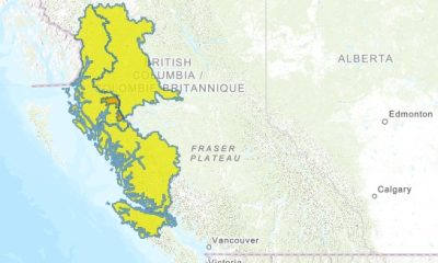 The BC River Forecast Centre says an atmospheric river system is headed toward the North and Central Coast this weekend and it has issued a high streamflow advisory for several areas.