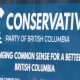 BC Conservative Party sign