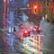 Water is shown pooling on the south side of the Kensington Ave overpass during an atmospheric river event Oct. 18, 2024.