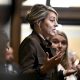 Minister of Foreign Affairs Mélanie Joly takes questions from reporters before a meeting of the Liberal caucus on Parliament Hill in Ottawa on Oct. 9, 2024