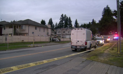 The RCMP is on the scene of what it describes as "a serious vehicle incident" in Surrey Saturday evening. (CityNews Image)