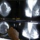 A radiologist checks mammograms for breast cancer