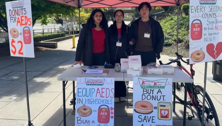 A group of Vancouver students is launching a fundraising campaign Saturday to equip high schools across the city with life-saving automated external defibrillators (AEDs).