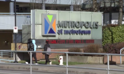 Metropolis at Metrotown sign in Burnaby