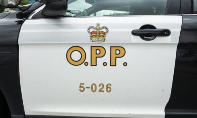 An Ontario Provincial Police cruiser