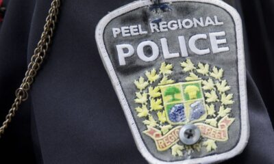 A Peel Regional Police shoulder badge