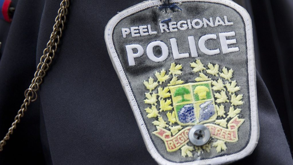 A Peel Regional Police shoulder badge