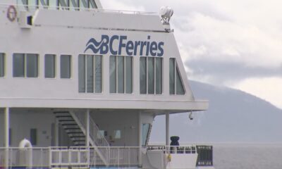 view of a ferry in dock at the BC Ferries Tsawwassen Terminal