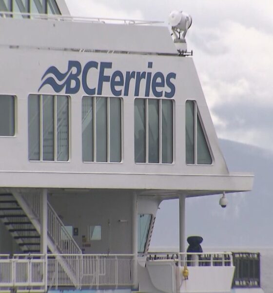 view of a ferry in dock at the BC Ferries Tsawwassen Terminal