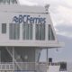 view of a ferry in dock at the BC Ferries Tsawwassen Terminal