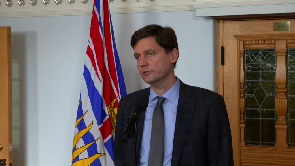 David Eby speaking