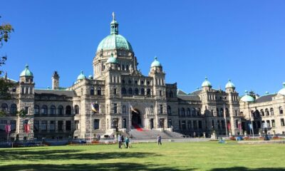 FILE photo of the B.C. Legislature in Victoria.