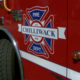 the side of a chilliwack fire truck with the logo