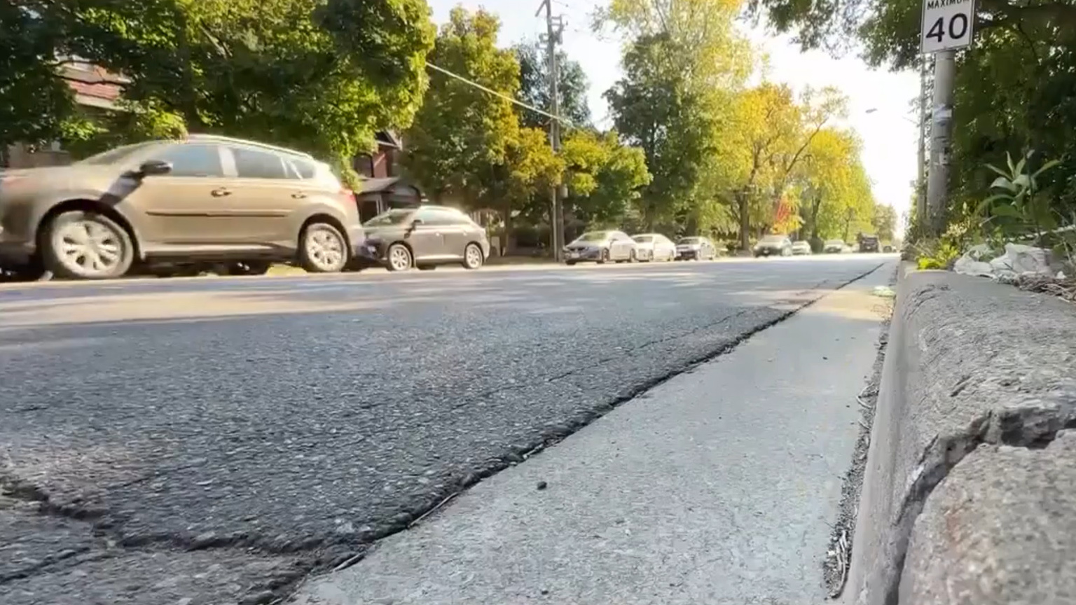 A look at Parkside Drive in Toronto.