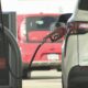 A car at a gas station pump in Metro Vancouver