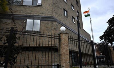 The High Commission of India in Canada is seen in Ottawa on Oct. 14, 2024