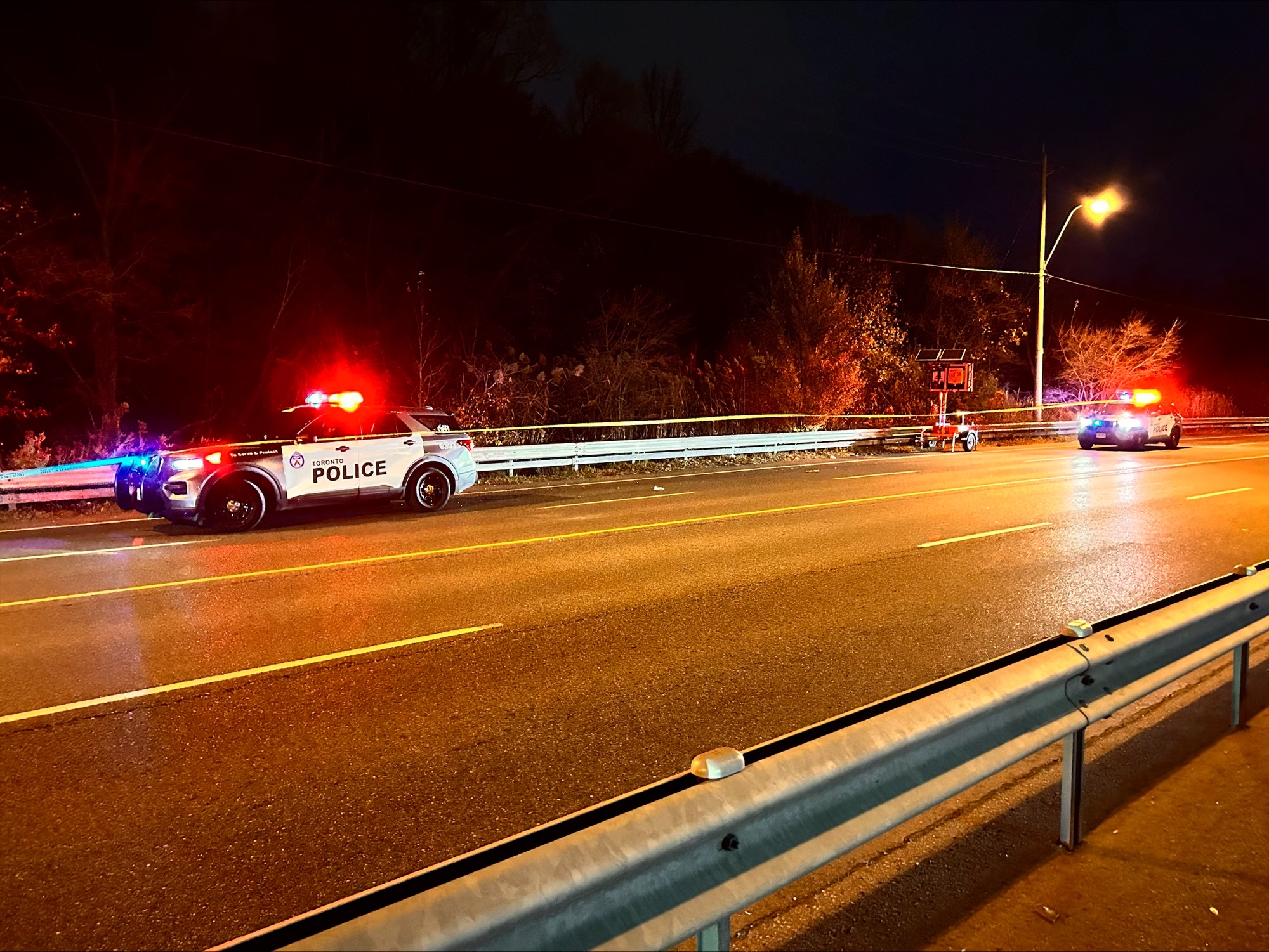 Police are investigating a hit-and-run near Evergreen Brickworks.