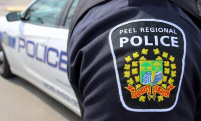 A Peel Regional Police shoulder badge