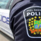 A Peel Regional Police shoulder badge