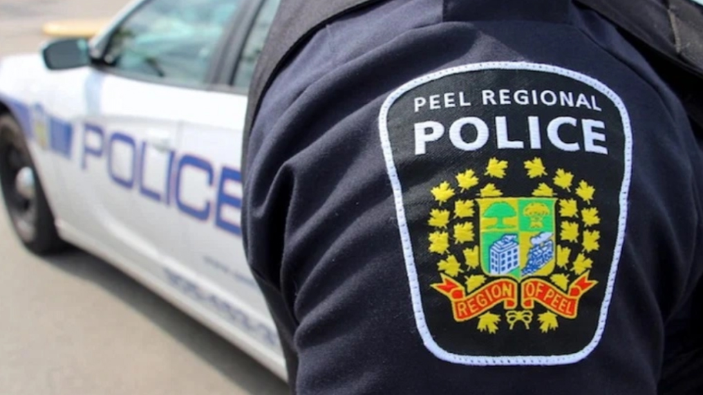 A Peel Regional Police shoulder badge