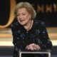 Betty White speaks on stage at the 70th Primetime Emmy Awards