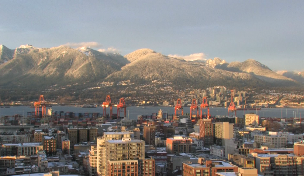 The views of the North Shore Mountains on Wednesday November 30th, 2022. (CityNews Image)