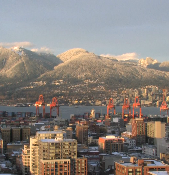 The views of the North Shore Mountains on Wednesday November 30th, 2022. (CityNews Image)