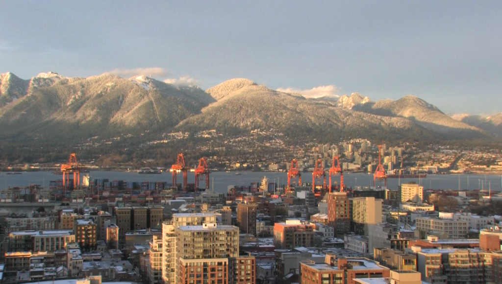 The views of the North Shore Mountains on Wednesday November 30th, 2022. (CityNews Image)