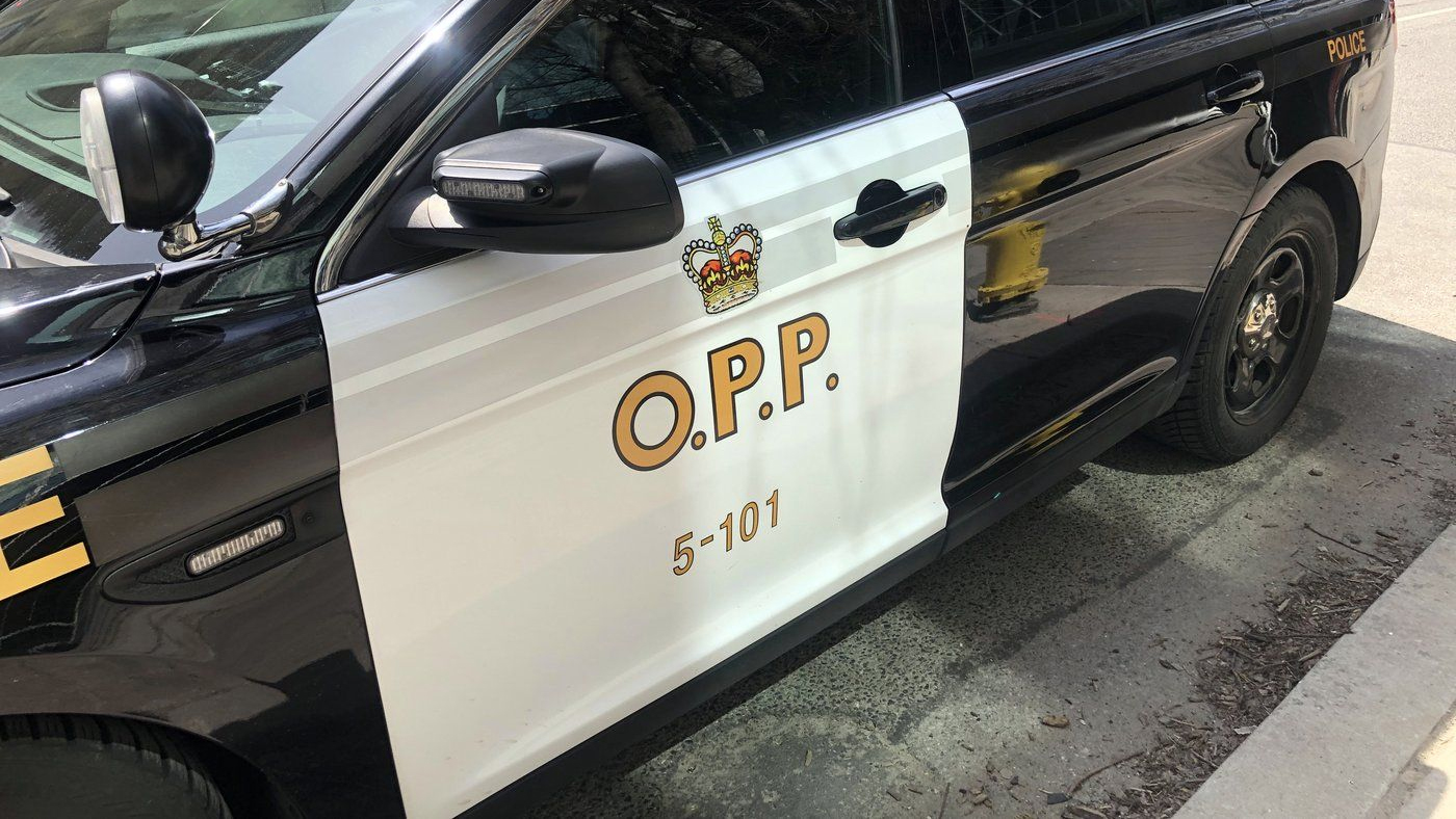 An Ontario Provincial Police vehicle