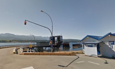 BC Ferries terminal on Denman Island.