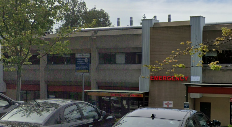 Exterior of the Eagle Ridge Hospital Emergency Room