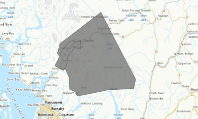 A special weather statement has been issued by Environment and Climate Change Canada for the Sea to Sky, as the "first significant snowfall of the season" is set to blanket the region on Saturday. (Courtesy Environment and Climate Change Canada)