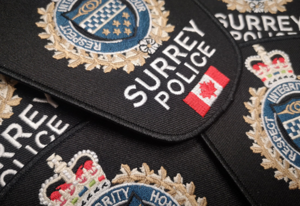 Surrey Police Service patches