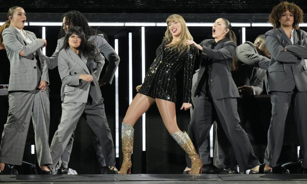 Taylor Swift performs during the opening show of the Toronto dates of The Eras Tour