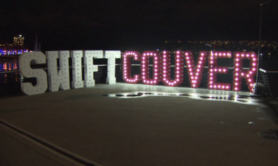 A big sign that reads SWIFTCOUVER