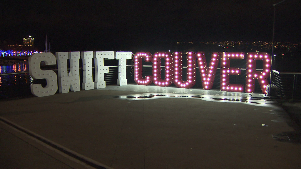 A big sign that reads SWIFTCOUVER