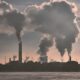 Emissions rise from smokestacks