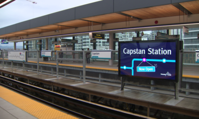 The new Capstan Station opens in Richmond, B.C. on Friday December 20, 2024.