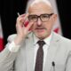 Former Employment, Workforce Development and Official Languages Minister Randy Boissonnault takes part in a press conference in Ottawa on Oct. 22, 2024