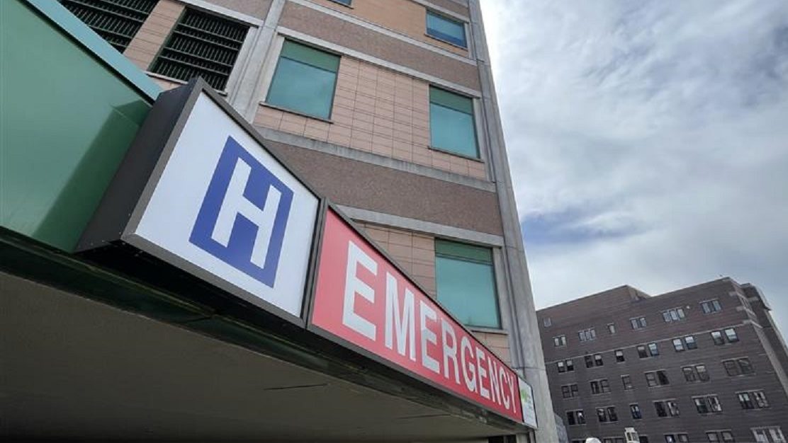 The exterior of Michael Garron Hospital in Toronto, Ontario.