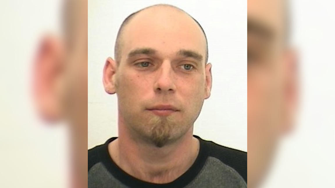 Photo of Jason Stacey, wanted by police in connection with a violent assault in Greektown