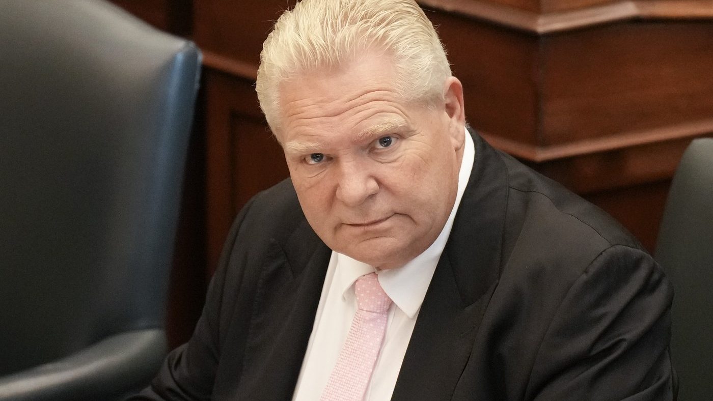 Ontario Premier Doug Ford attends Question Period at the provincial legislature in Toronto on Dec. 3, 2024